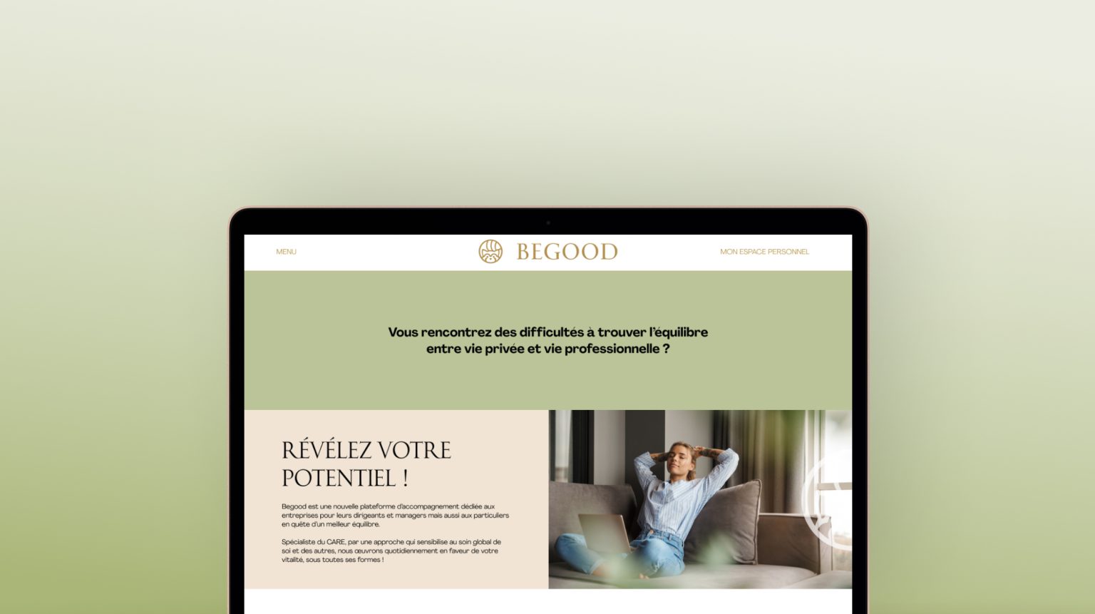 wellness website design