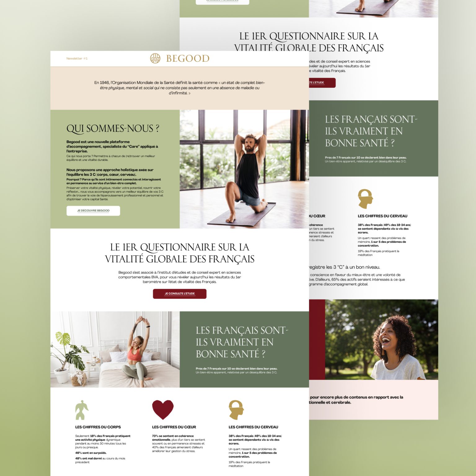 wellness website design